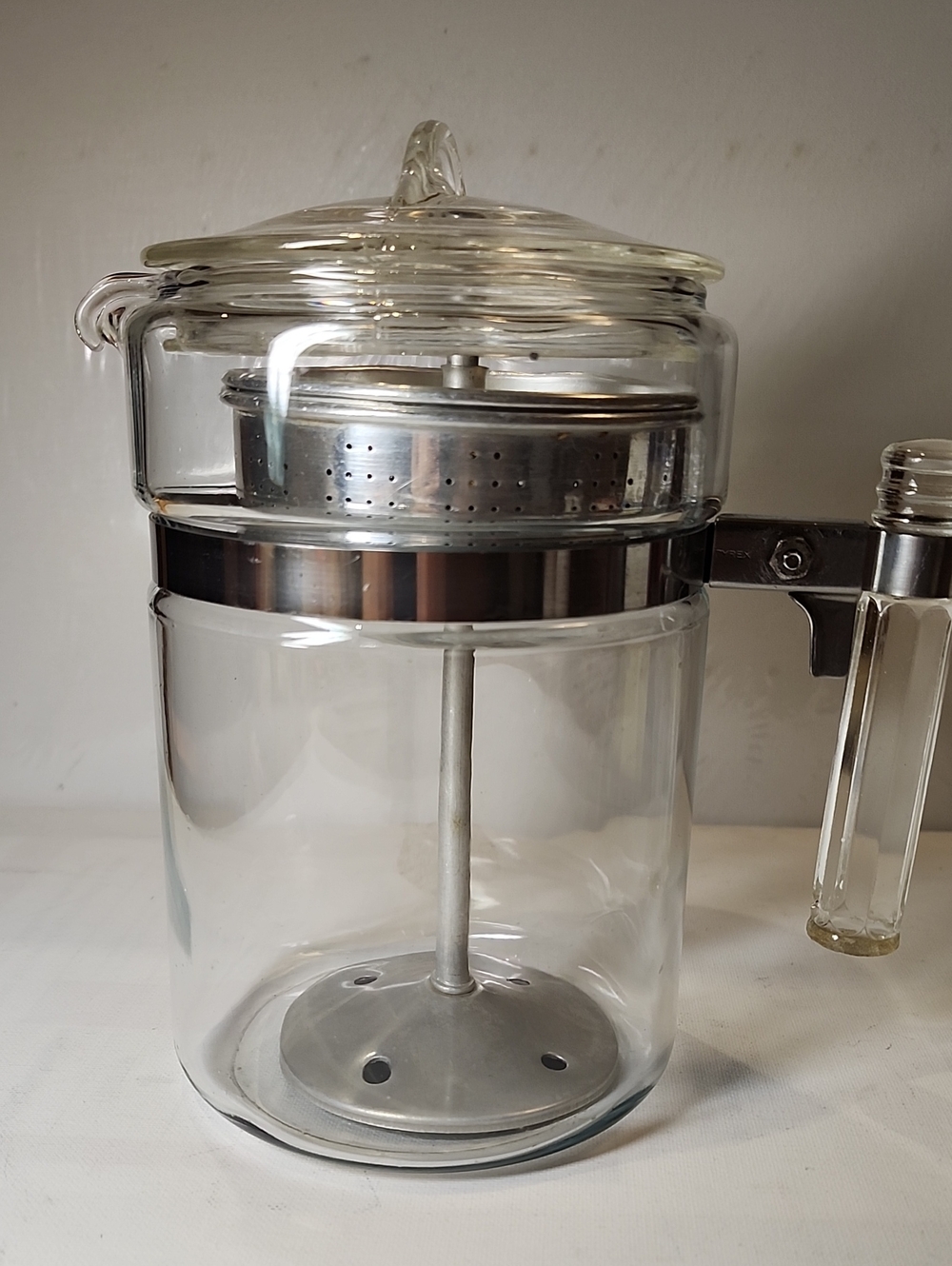 Vintage Pyrex 7826b 6cups Glass Percolator Stovetop - Picture 4 of 6